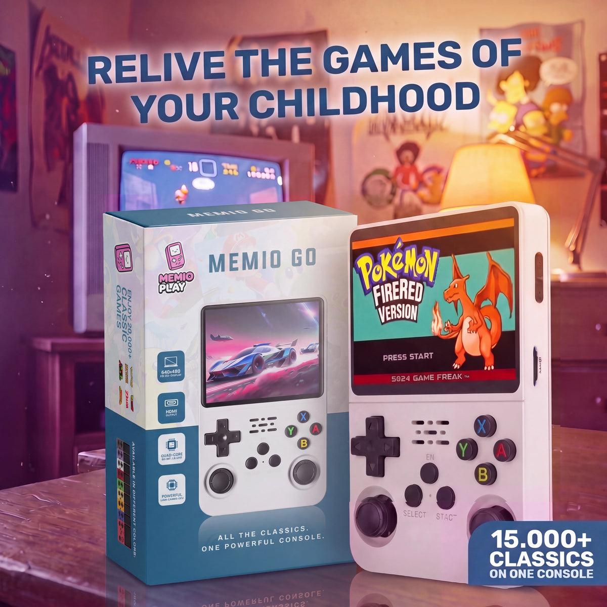 MEMIO GO™ | Your Childhood, Back in Your Pocket